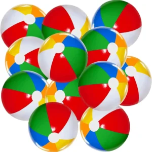 Beach Ball 12 Pack -12 inch Beach Balls for Kids - 1