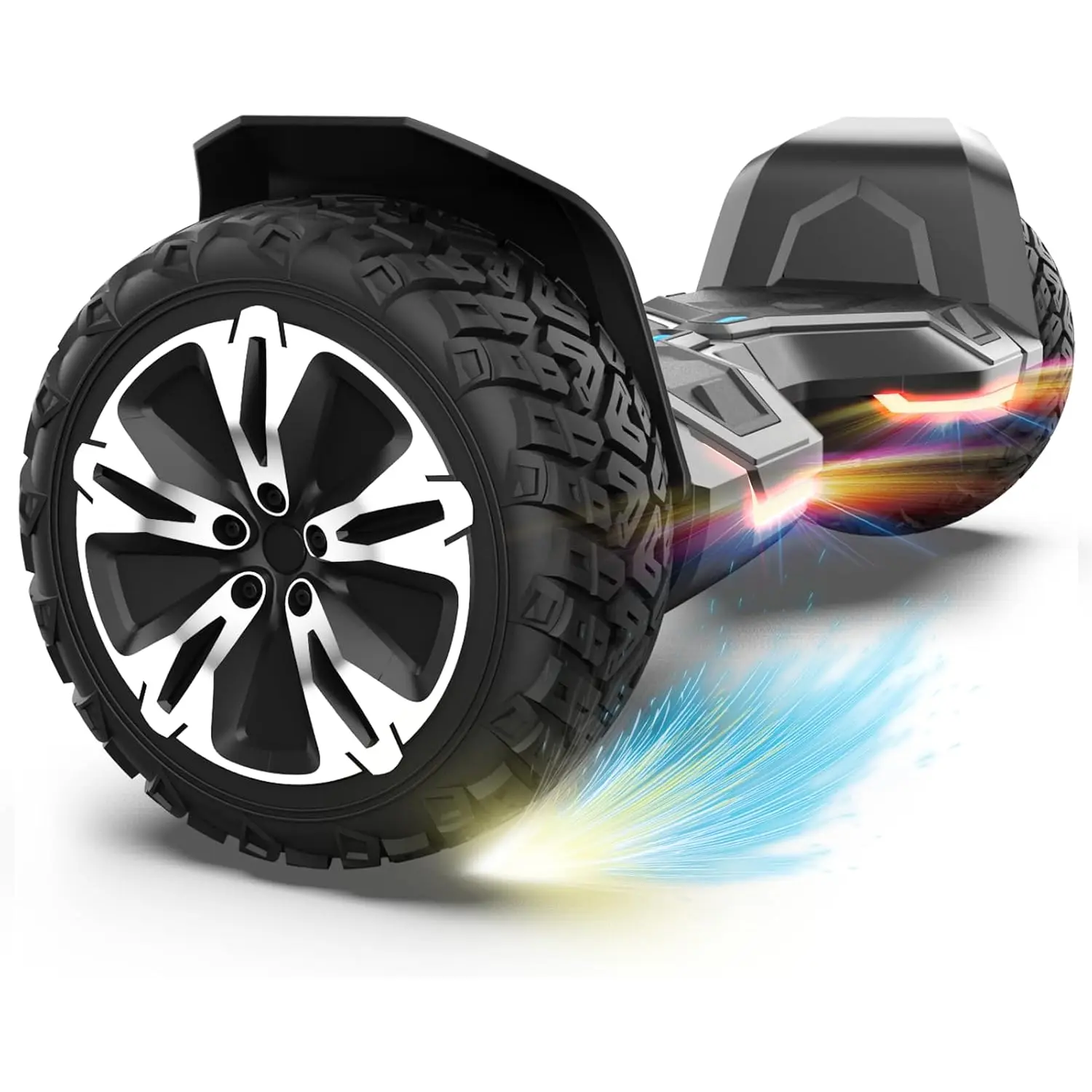 Gyroor Warrior 8.5 inch All Terrain Off Road Hoverboard with Bluetooth Speakers and LED Lights - 1
