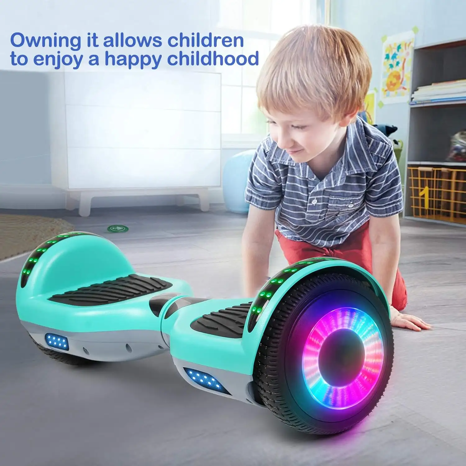 SISIGAD A12 Mixed Color Hoverboard, with Bluetooth and Colorful Lights Self Balancing Scooter - 71HV5reV9kL._AC_SL1500_