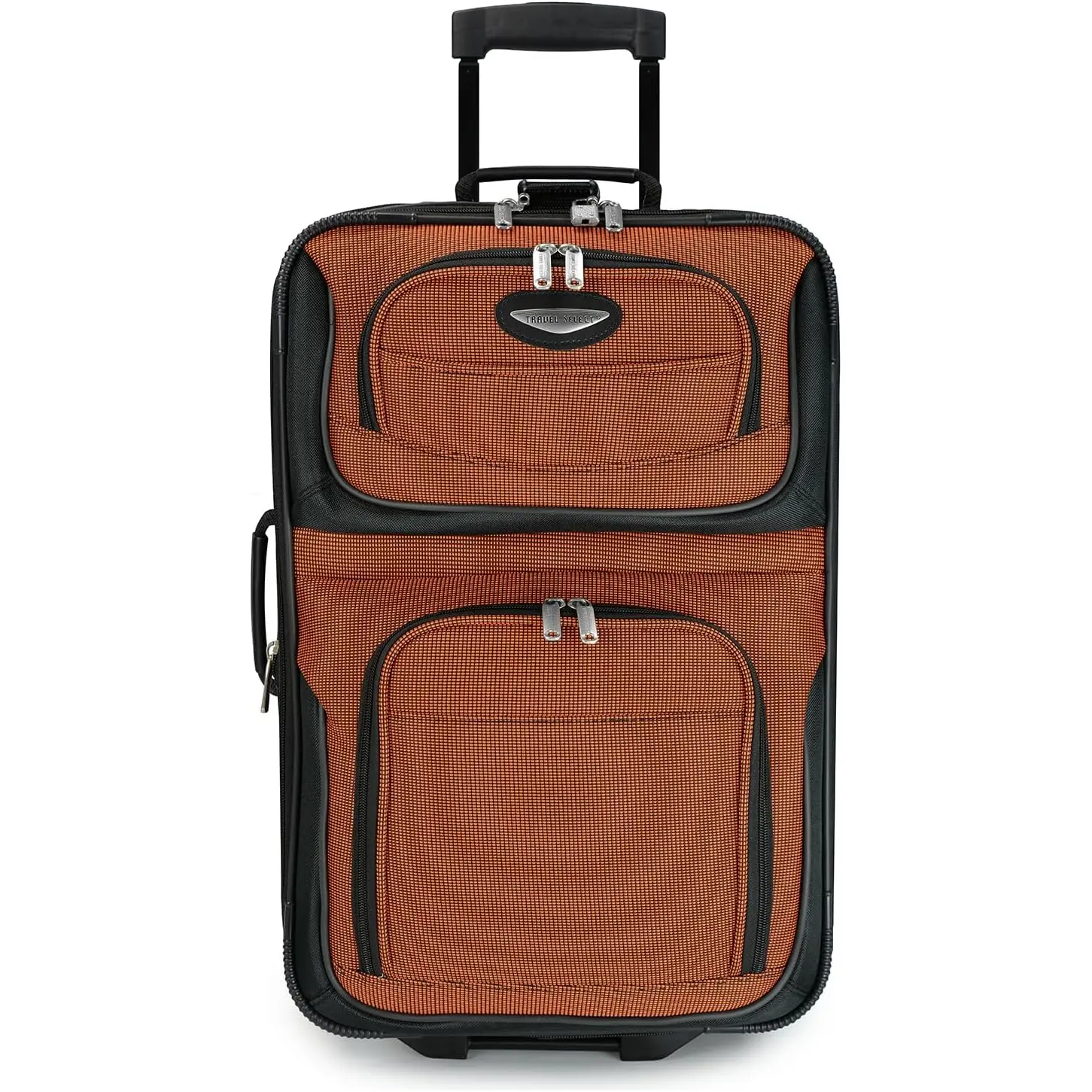 Travel Select Amsterdam Expandable Rolling Upright Luggage, Orange, 4-Piece Set - 1