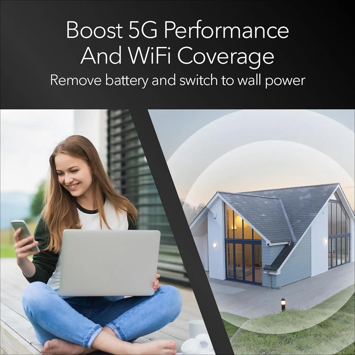 NETGEAR Nighthawk M6 5G, Unlocked with Verizon, AT&T, and T-Mobile, WiFi 6, 2.5Gbps (MR6150) - 81IOFwBjyL._AC_SL1500_